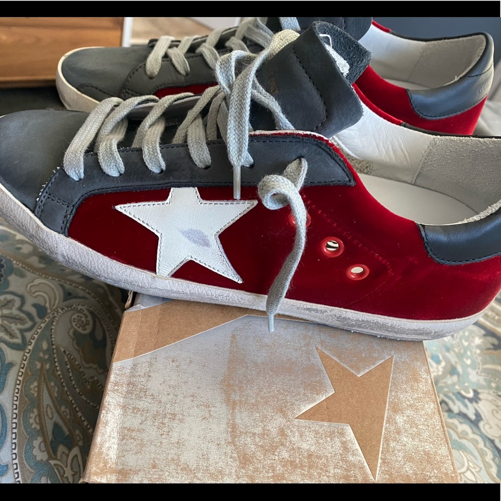 Golden Goose Superstar Low Top Sneakers Size 38